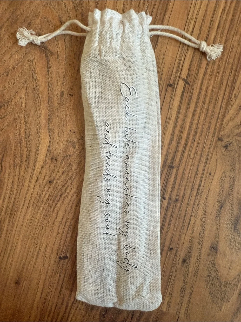Bamboo Reusable Utensils with Bag